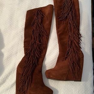Steve Madden Fringe Boots